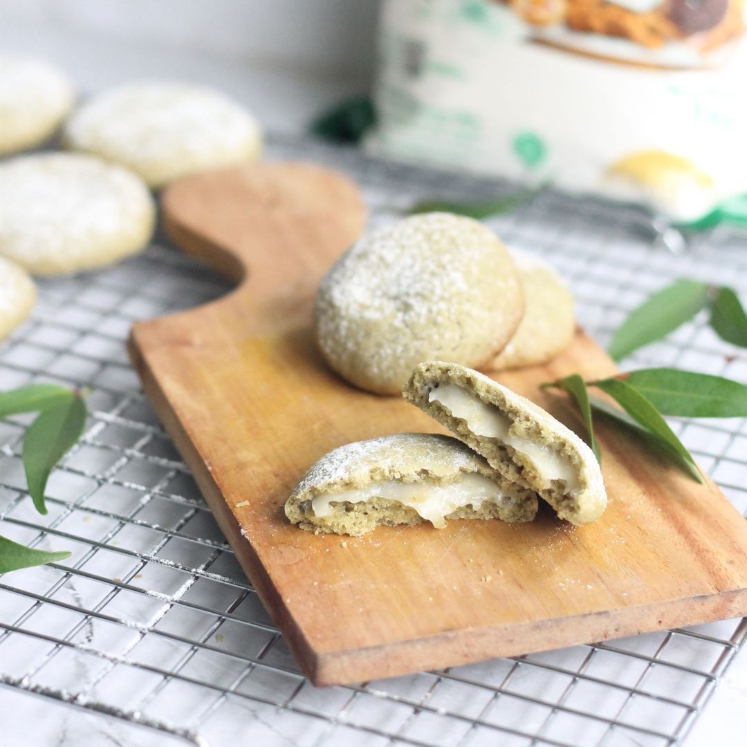 Green Tea Mochi Cookies