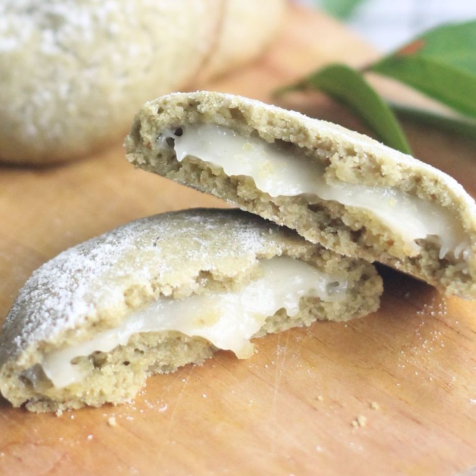 Green Tea Mochi Cookies