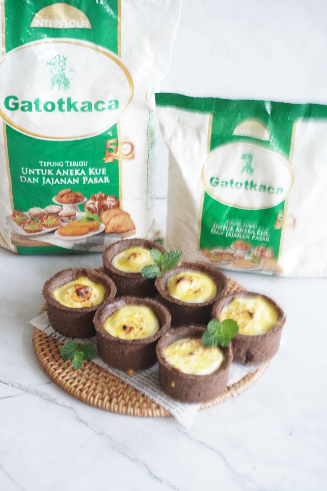 chocolate japanese cheese tart