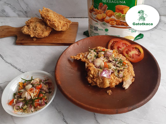ayam geprek sambal matah