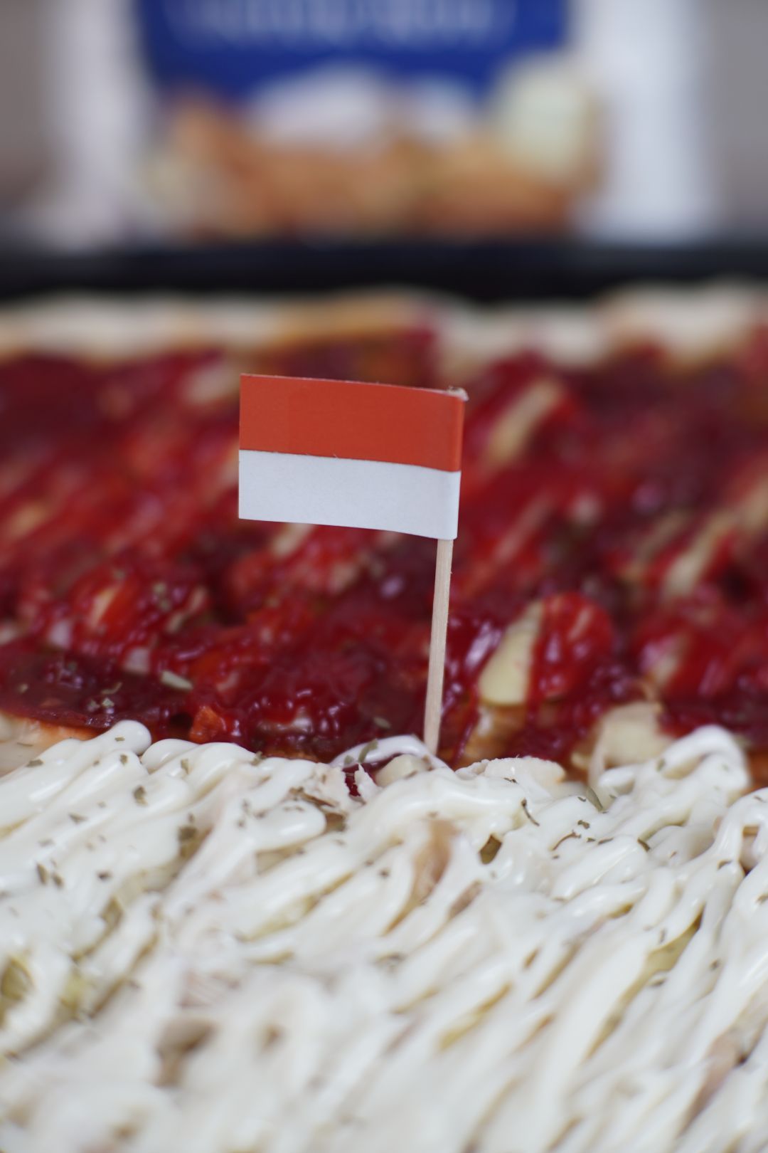 pizza merah putih