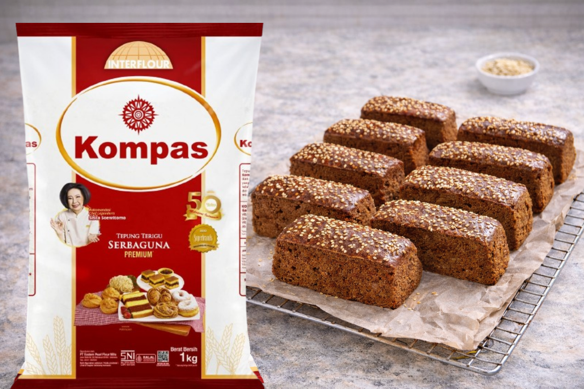 roti ganjel rel dengan tepung terigu kompas