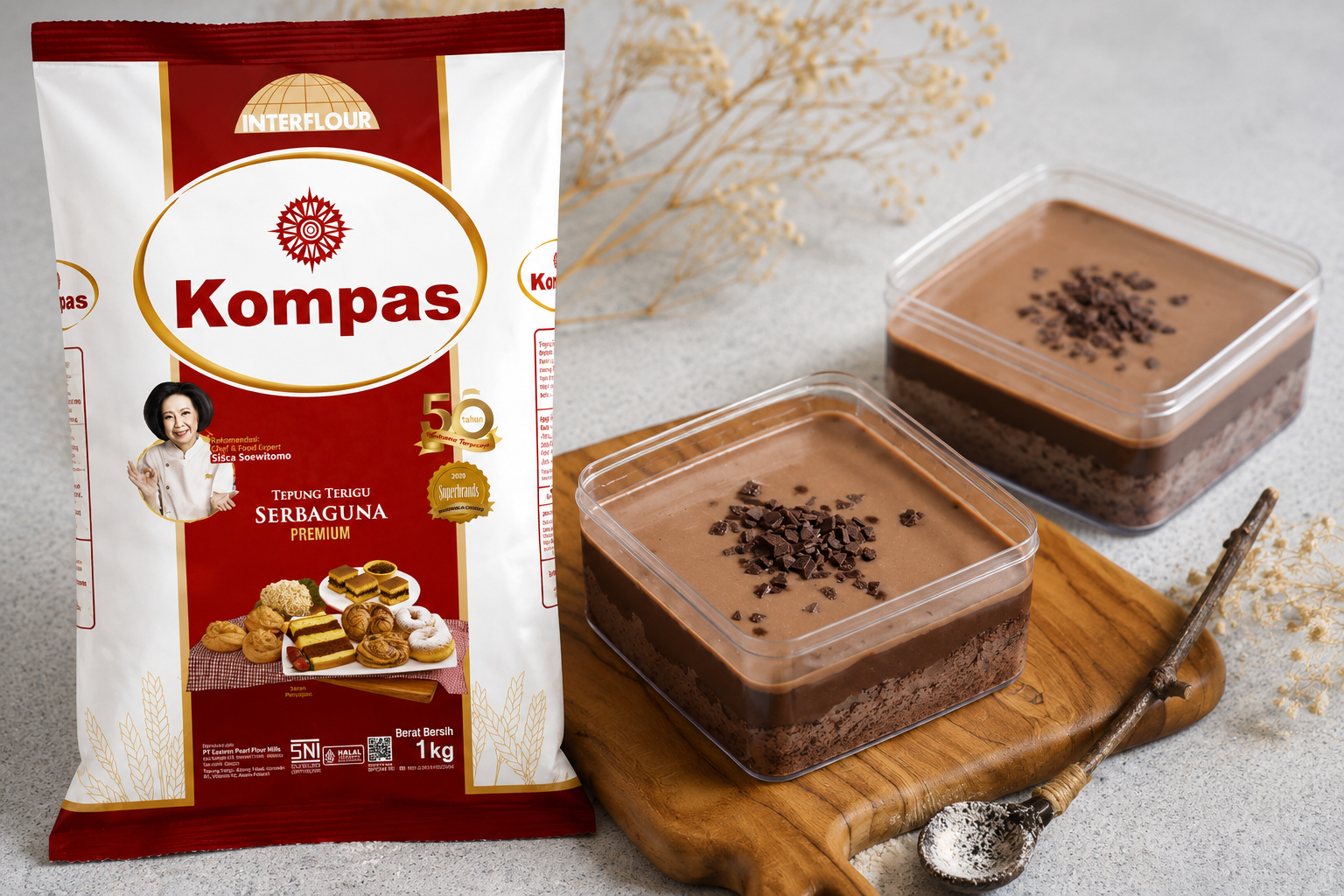 dessert box dan tepung terigu kompas