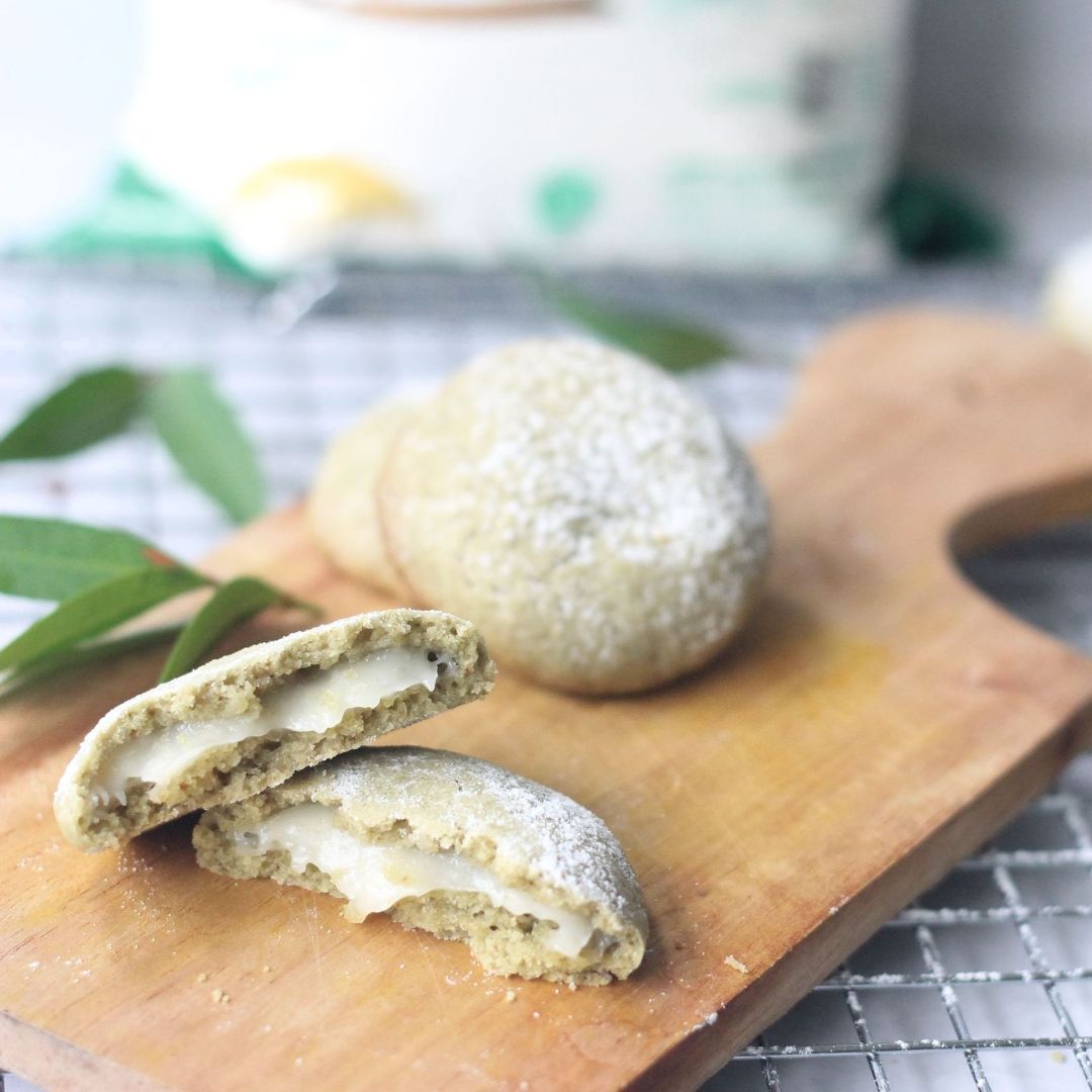 Green Tea Mochi Cookies