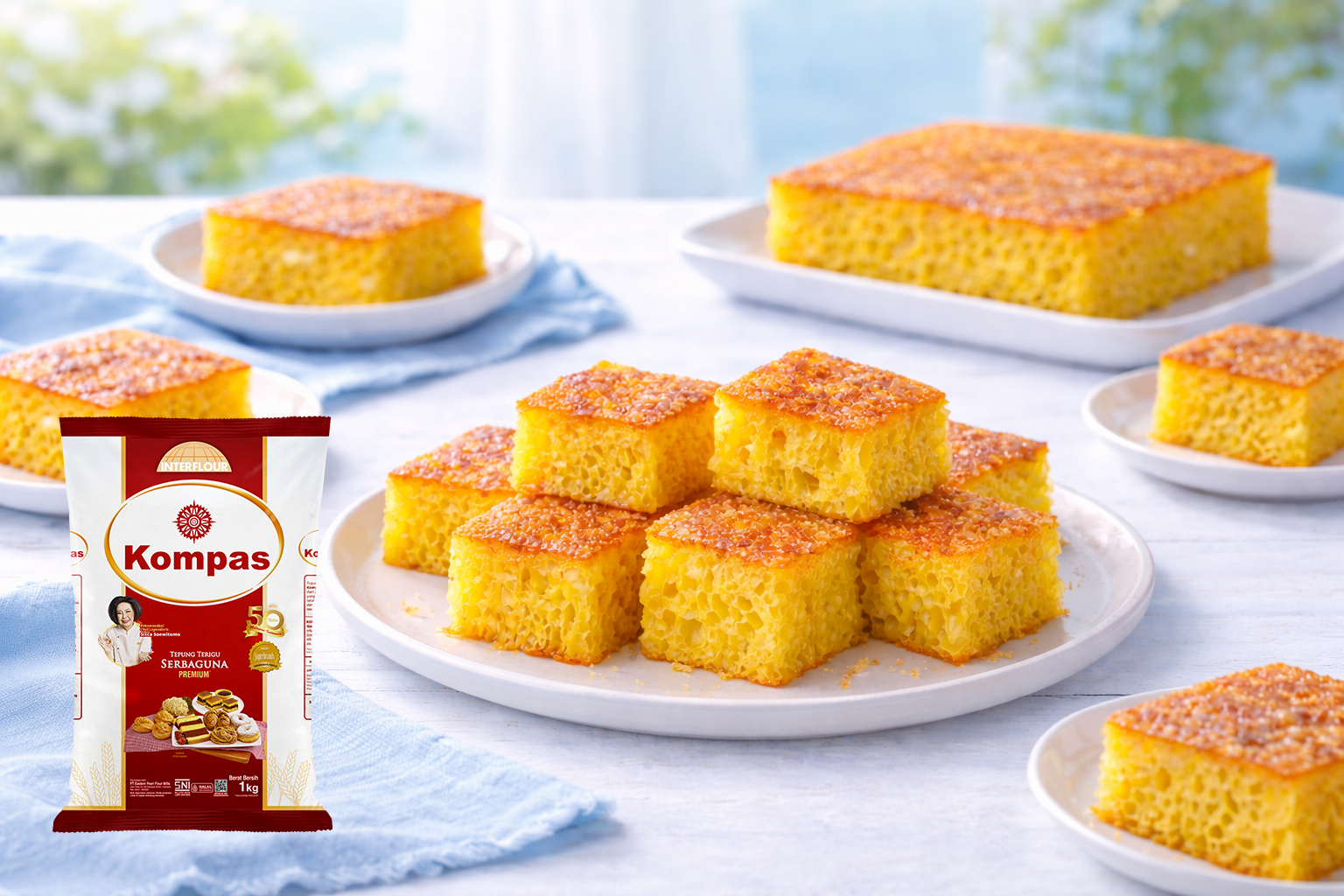 bika ambon dengan tepung terigu kompas