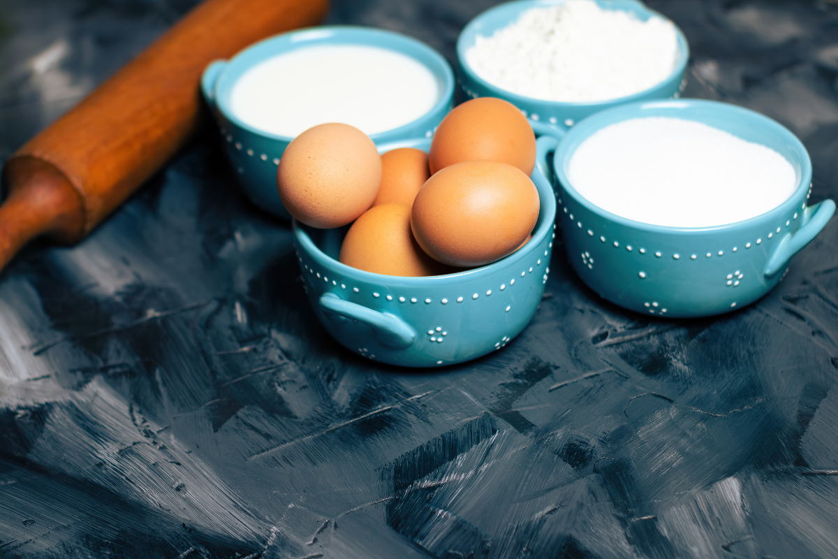 telur dan tepung terigu