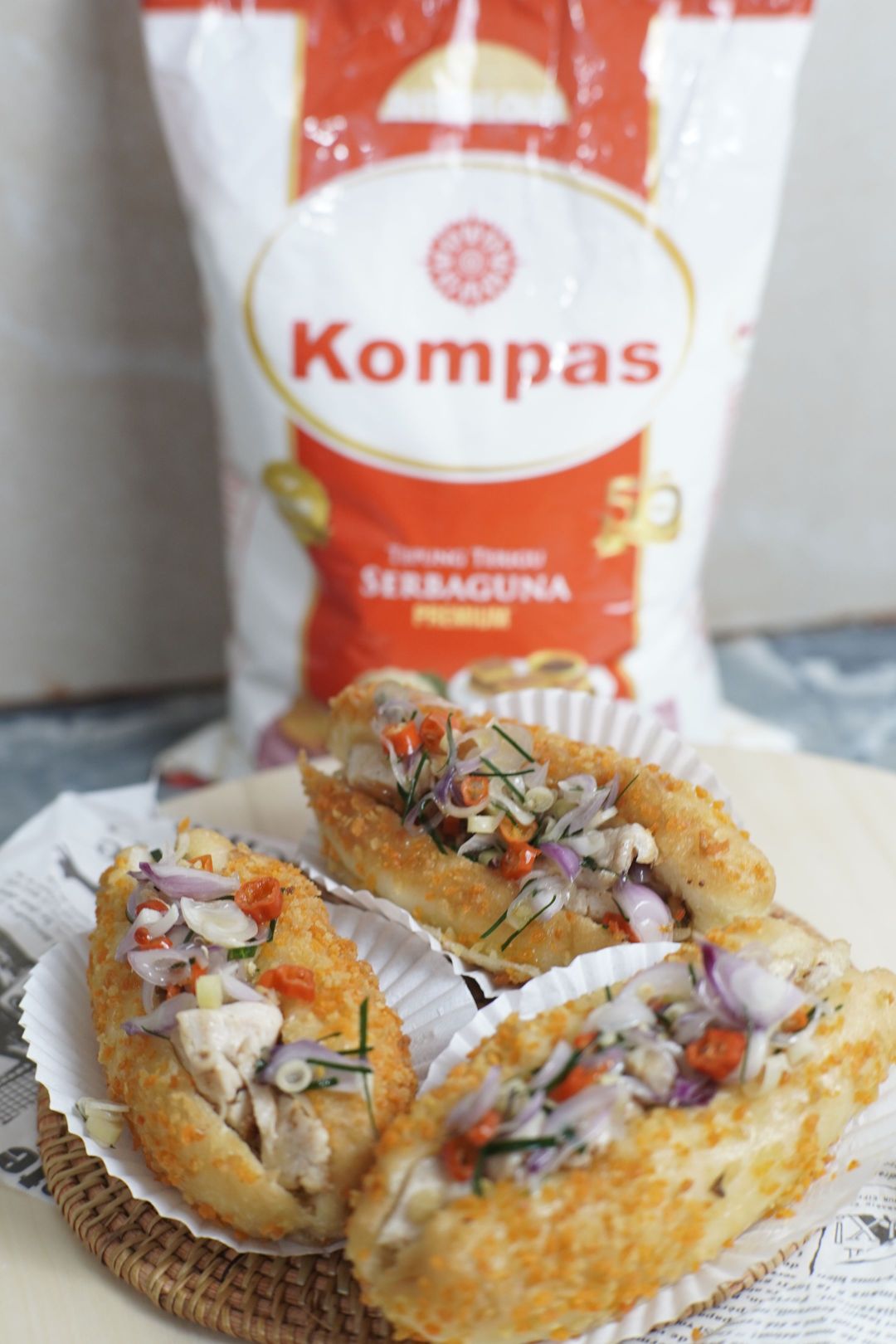 Roti Goreng Ayam Sambal Matah