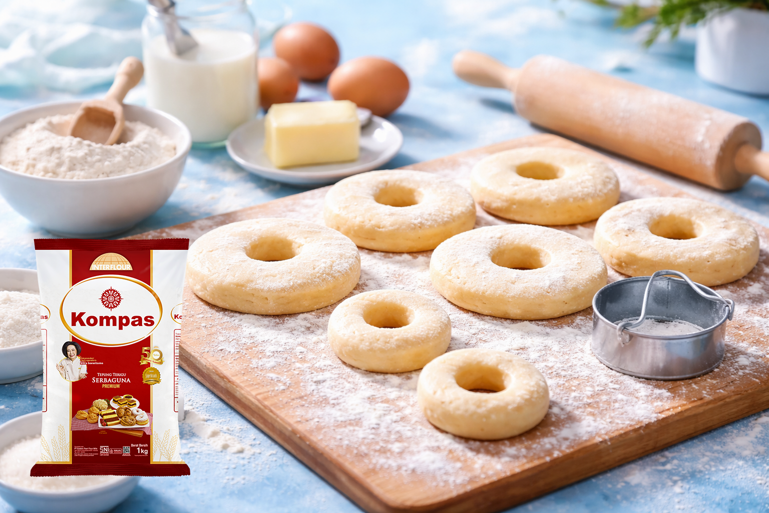 donat dan tepung terigu kompas