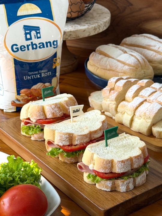 Milk Heart Bread Sandwich