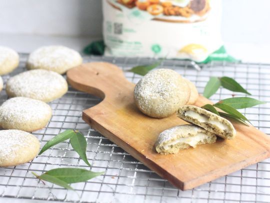 Green Tea Mochi Cookies