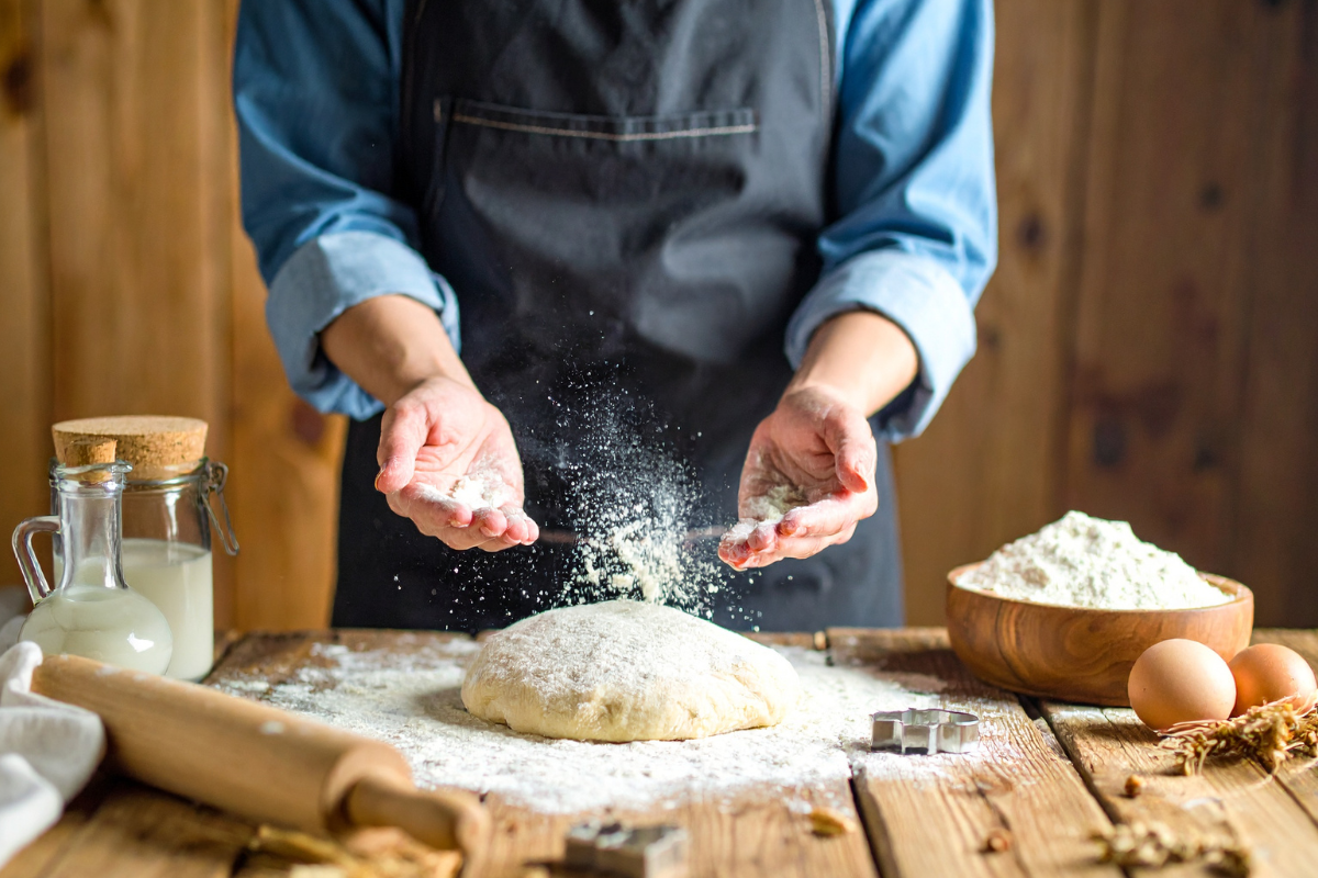 adonan tepung terigu