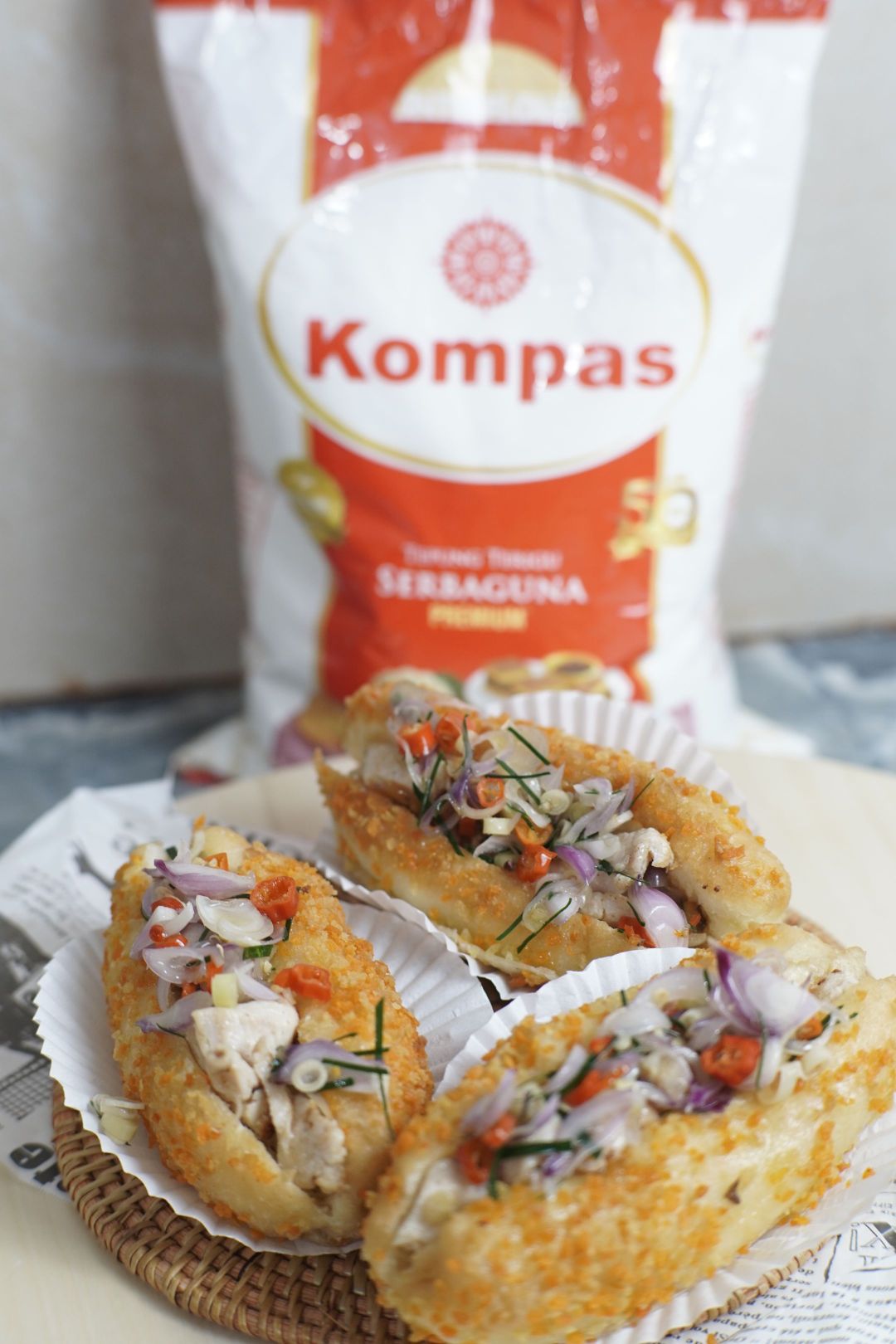 Roti Goreng Ayam Sambal Matah