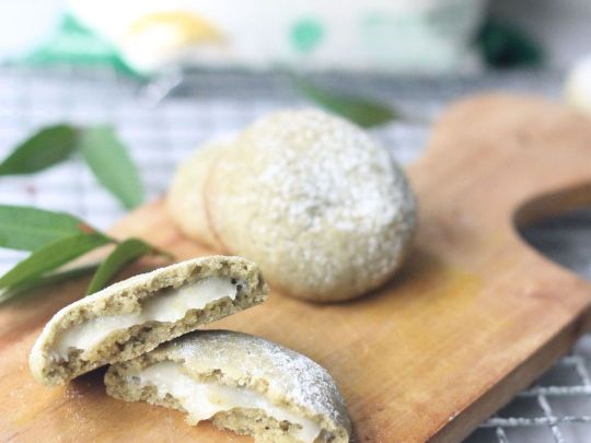 Green Tea Mochi Cookies
