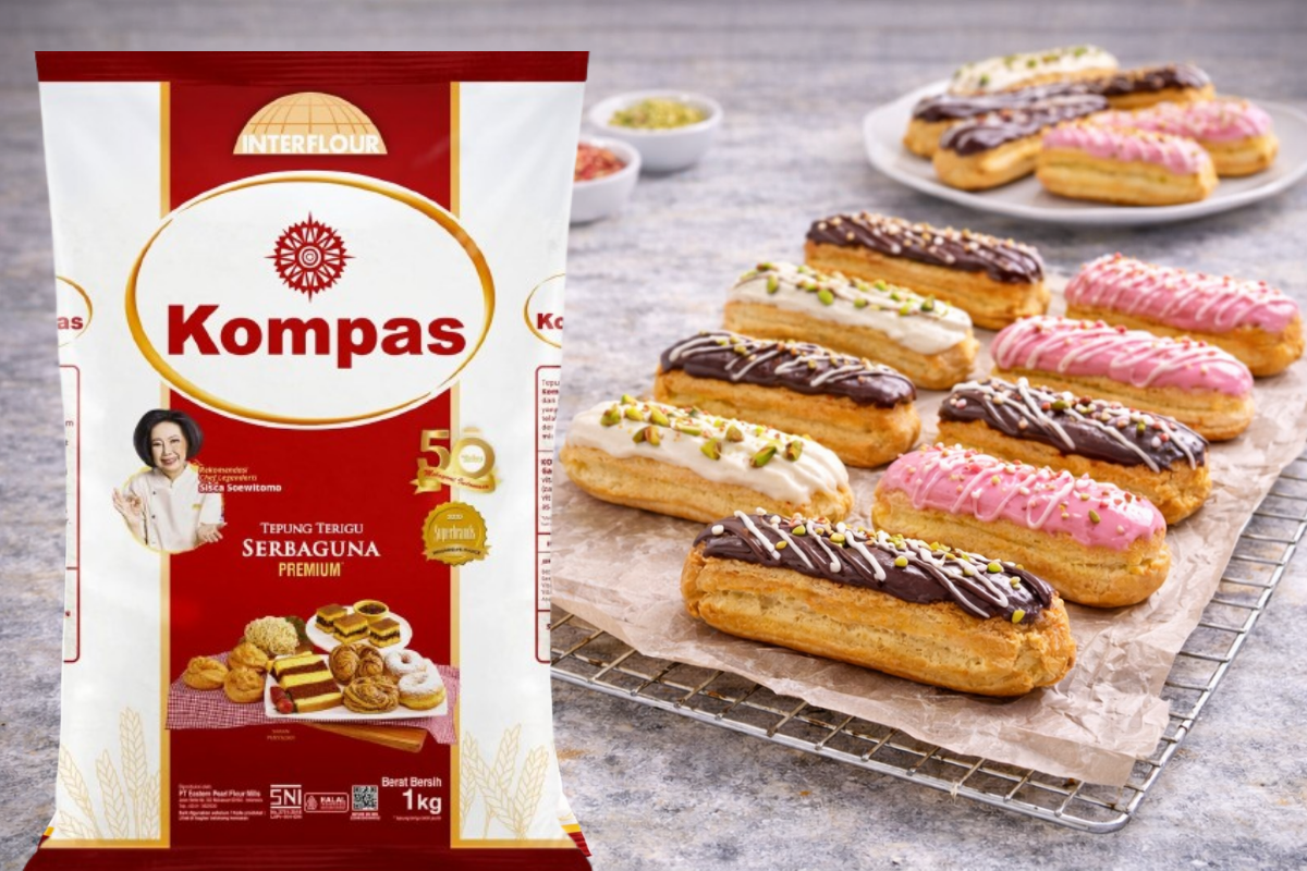 eclair dan tepung kompas