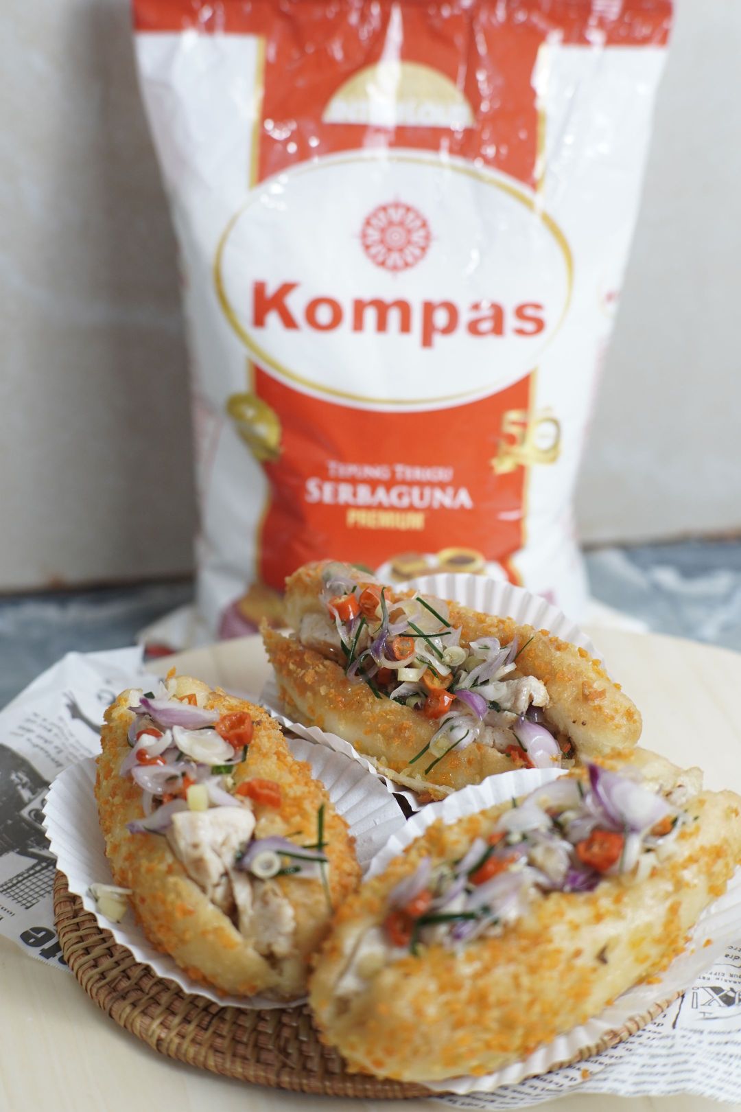 Roti Goreng Ayam Sambal Matah