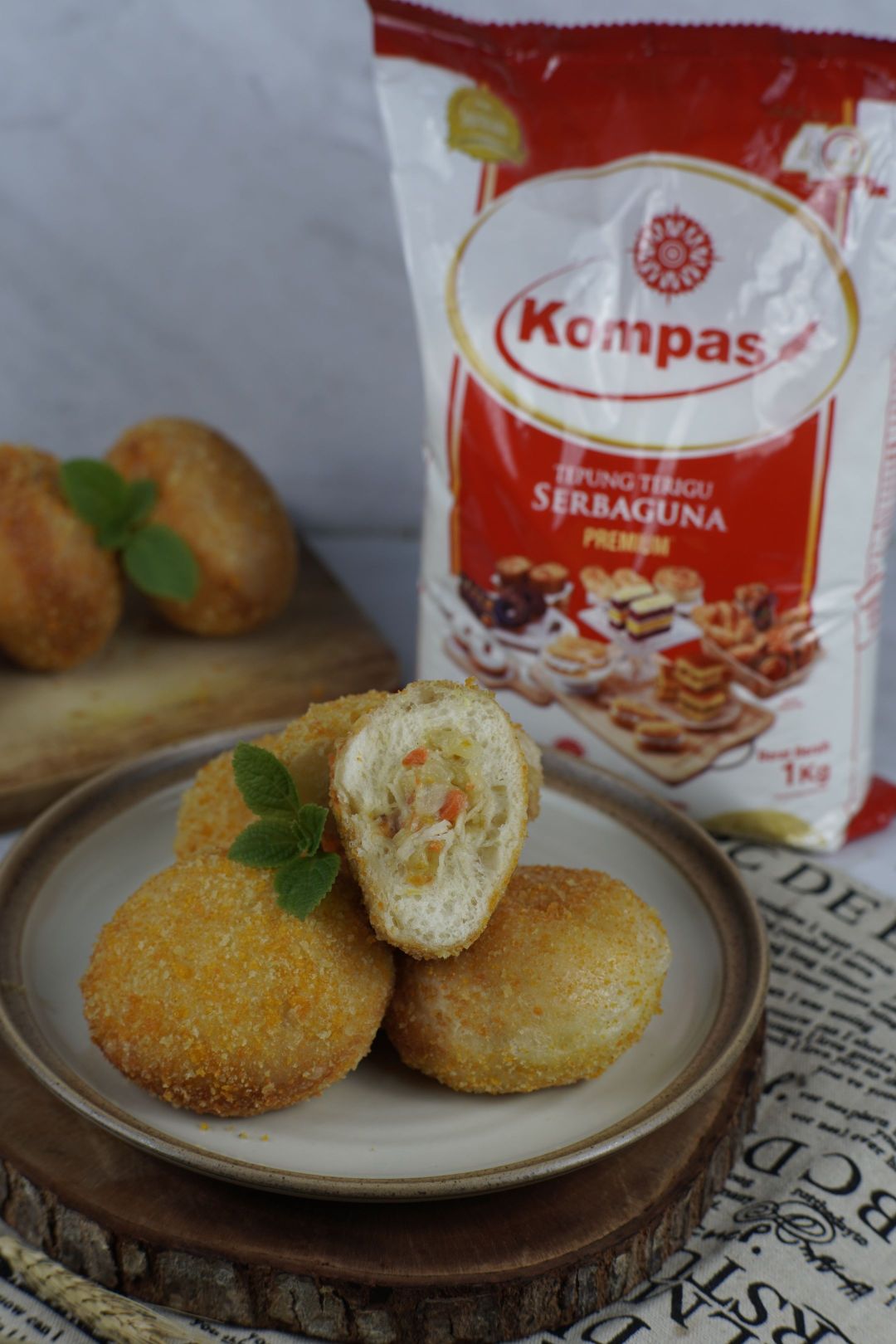 roti goreng isi creamy rogut