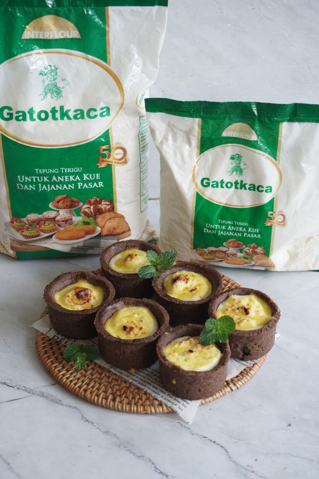 chocolate japanese cheese tart